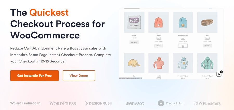 Instantio Pro – WooCommerce Quick Checkout